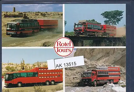 [Ansichtskarte] AK Rotel Tours  4.Ansichten Das Rollende Hotel 1970. 