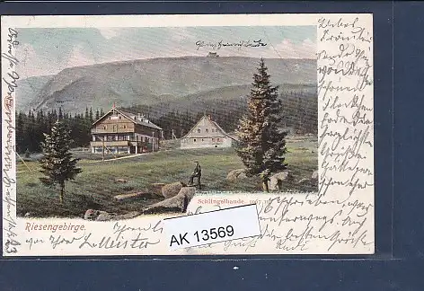 [Ansichtskarte] AK Riesengebirge Schlingelbaude 1067 m. 1901. 