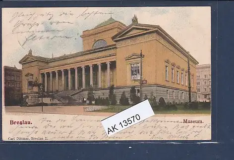 [Ansichtskarte] AK Breslau Museum 1903. 