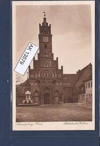 [Ansichtskarte] AK Brandenburg Havel Altstädtisches Rathaus 1920. 