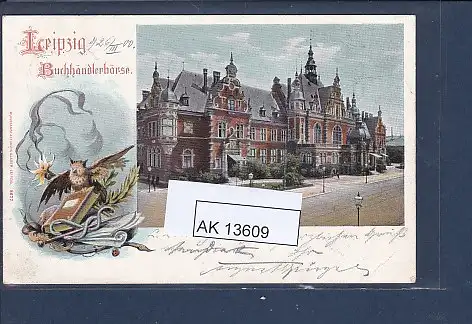 [Ansichtskarte] AK Leipzig Buchhändlerbörse 1900. 