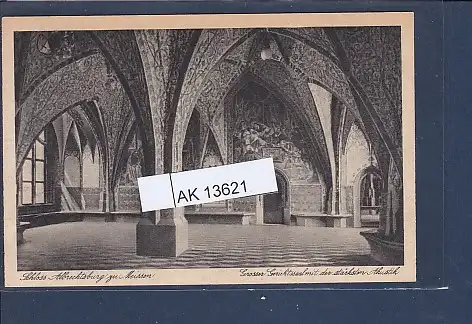 [Ansichtskarte] AK Schloss Albrechtsburg zu Meissen Grosser Gerichtssaal m.d. stärksten Akustik 1930. 