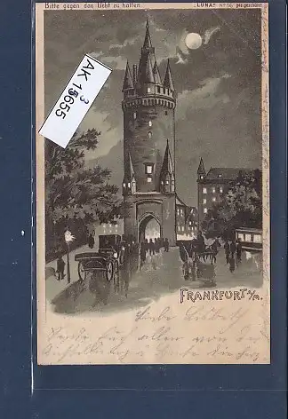 [Ansichtskarte] AK Frankfurt a/M. Bitte gegen das Licht halten 1901. 