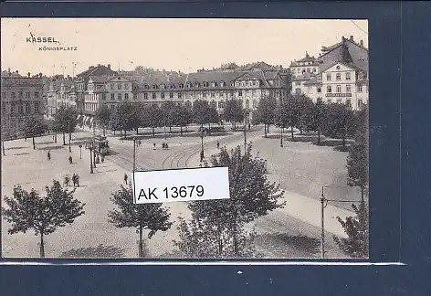 [Ansichtskarte] AK Kassel Königsplatz 1909. 