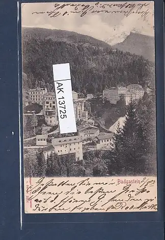 [Ansichtskarte] AK Badgastein 1903. 