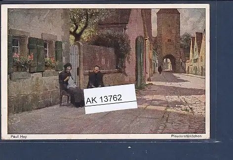 [Ansichtskarte] AK Paul Hey Plauderstündchen Nr. 103 1920. 