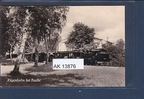 [Ansichtskarte] AK Rügenbahn bei Baabe 1958. 