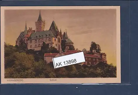 [Ansichtskarte] AK Wernigerode Schloß 1924. 