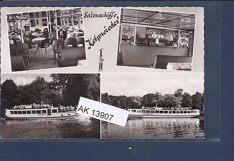 [Ansichtskarte] AK Salonschiffe Kehrwieder I u. II Reederei Fröhlich 4.Ansichten 1960. 