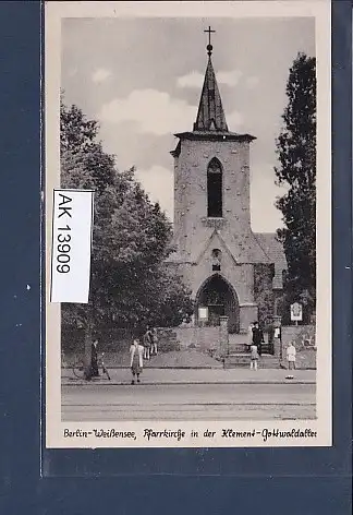 [Ansichtskarte] AK Berlin - Weißensee Pfarrkirche in der Klement Gottwaldallee 1953. 