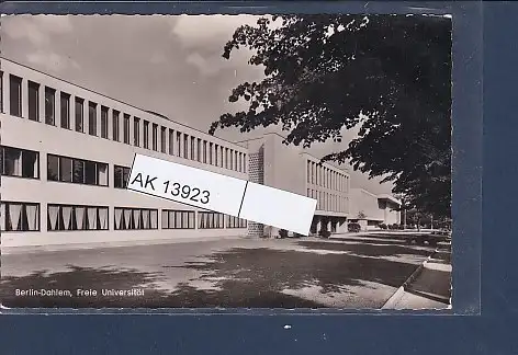 [Ansichtskarte] AK Berlin - Dahlem Freie Universität 1960. 