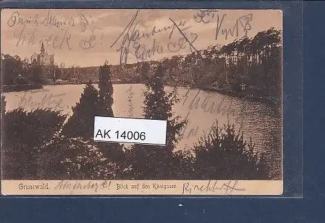 [Ansichtskarte] AK Grunewald Blick auf den Königssee 1906. 