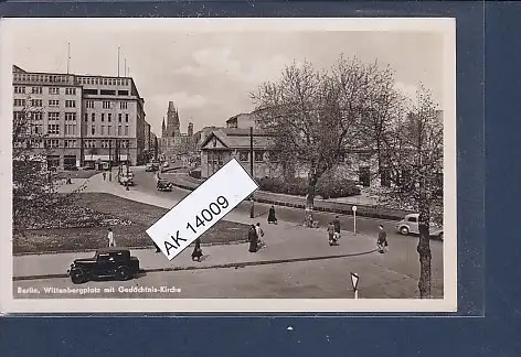 [Ansichtskarte] AK Berlin Wittenbergplatz mit Gedächtnis Kirche 1962. 