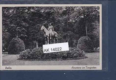 [Ansichtskarte] AK Berlin Amazone im Tiergarten 1940. 