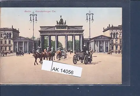 [Ansichtskarte] AK Berlin Brandenburger Tor 1920. 