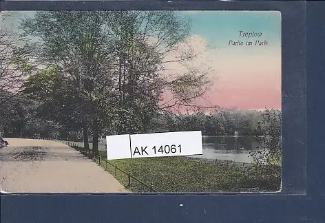 [Ansichtskarte] AK Treptow Partie im Park 1920. 