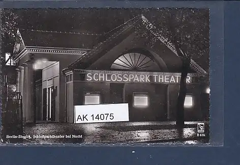 [Ansichtskarte] AK Berlin Steglitz Schloßparktheater bei Nacht 1960. 