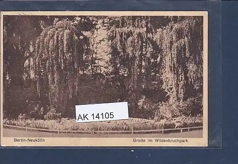 [Ansichtskarte] AK Berlin - Neukölln Grotte im Wildenbruchpark 1931. 