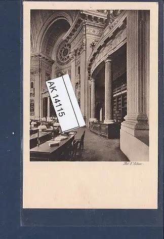 [Ansichtskarte] AK Berlin Ansichten vom Bibliotheksgebäude Aus dem Großen Lesesaal 1930. 