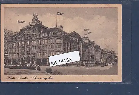 [Ansichtskarte] AK Hertie Berlin Alexanderplatz Hertie Waren und Kaufhaus G.m.b.H. 1940. 