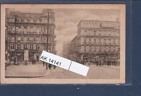 [Ansichtskarte] AK Berlin Friedrichstr. Bauer und Kranzler Ecke 1919. 