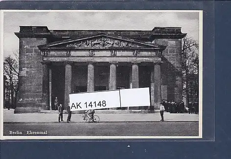 [Ansichtskarte] AK Berlin Ehrenmal 1940. 