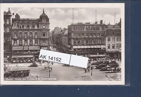 [Ansichtskarte] AK Berlin Unter den Linden Ecke Friedrichstraße 1940. 