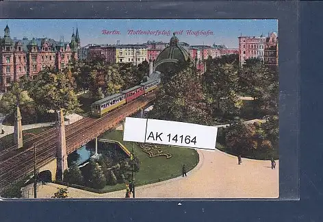 [Ansichtskarte] AK Berlin Nollendorfplatz mit Hochbahn 1916. 