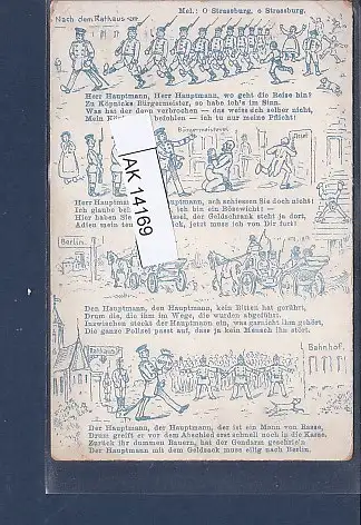 [Ansichtskarte] AK Nach dem Rathaus Herr Hautmann ( Der Hauptmann von Köpenick) 1920. 