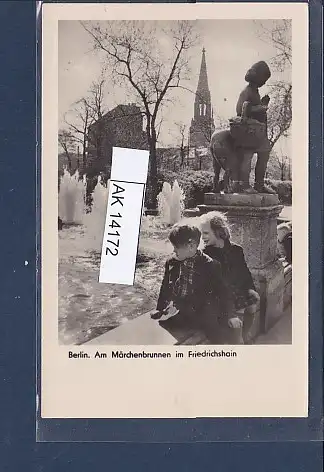 [Ansichtskarte] AK Berlin Am Märchenbrunnen im Friedrichshain 1957. 