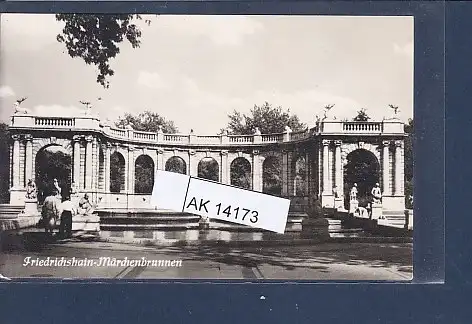 [Ansichtskarte] AK Friedrichshain Märchenbrunnen 1956. 