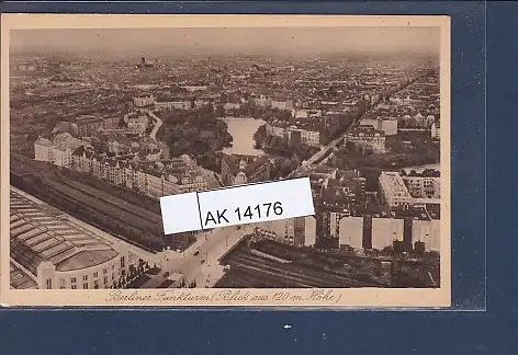 [Ansichtskarte] AK Berliner Funkturm ( Blick aus 120 m Höhe) 1927. 