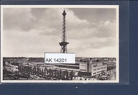 [Ansichtskarte] AK Berlin Funkturm und Funkhalle 1950. 