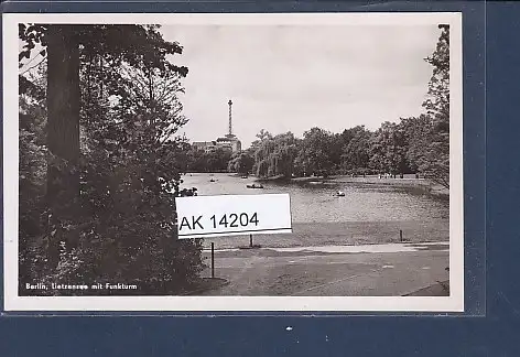 [Ansichtskarte] AK Berlin Lietzensee mit Funkturm 1960. 