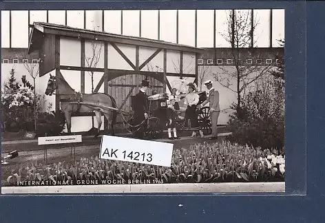 [Ansichtskarte] AK Internationale Grüne Woche Berlin 1963. 