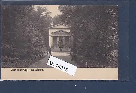 [Ansichtskarte] AK Charlottenburg Mausoleum 1910. 