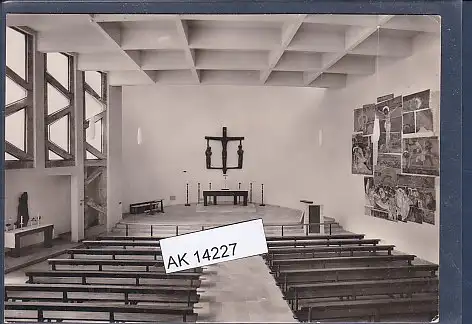 [Ansichtskarte] AK Kath. Kirche St. Ansgar Berlin Hansaviertel ( Innenansicht) 1960. 