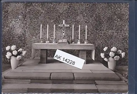 [Ansichtskarte] AK Altar der Kaiser Friedrich Gedächtniskirche im Berliner Hansaviertel 1960. 