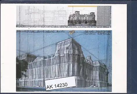 [Ansichtskarte] AK Christo: Wrapped Reichstag Project For Berlin 1993. 