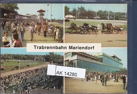 [Ansichtskarte] AK Berlin Trabrennbahn Mariendorf 4.Ansichten 1970. 