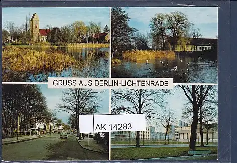 [Ansichtskarte] AK Gruss aus Berlin Lichtenrade 4.Ansichten 1970. 