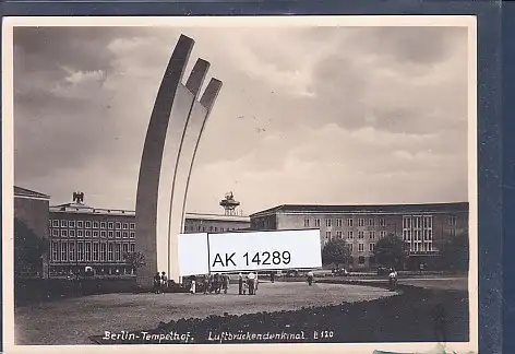 [Ansichtskarte] AK Berlin Tempelhof Luftbrückendenkmal L 120 1959. 