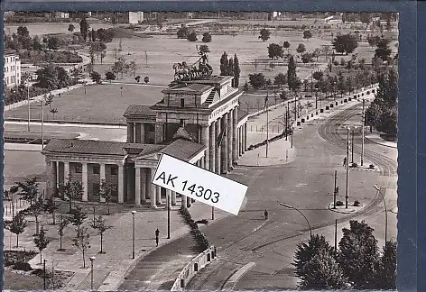 [Ansichtskarte] AK Berlin Brandenburger Tor Rückseite: Erwin Rosenspiels & Sohn Bürobedarf 1960. 