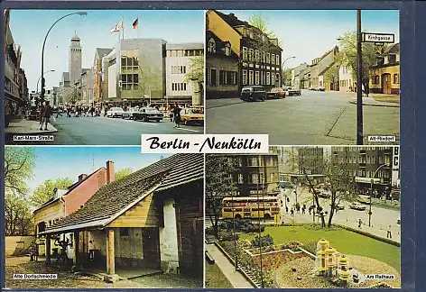 [Ansichtskarte] AK Berlin Neukölln 4.Ansichten Alt Rixdorf - Alte Dorfschmiede 1970. 