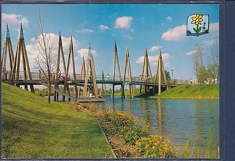 [Ansichtskarte] AK Bundesgartenschau Berlin 1985 Rhizomatische Brücke. 