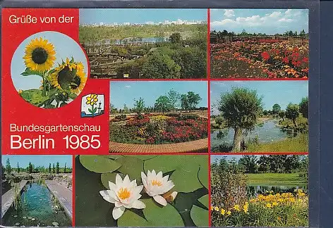 [Ansichtskarte] AK Grüße von der Bundesgartenschau Berlin 1985 8.Ansichten. 