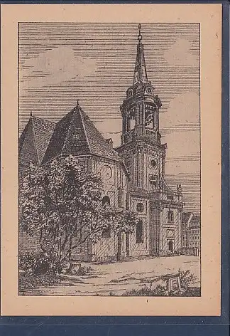 [Ansichtskarte] AK Parochialkirche Nach einem Gemälde von Julius Helfft 1818-1894 Gemalt um 1860 1947. 