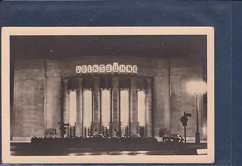 [Ansichtskarte] AK Berlin Volksbühne 1954. 