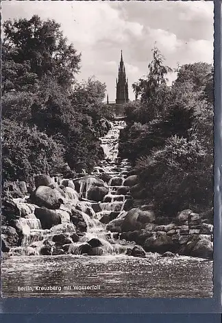 [Ansichtskarte] AK Berlin Kreuzberg mit Wasserfall 1960. 