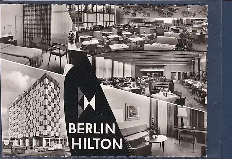 [Ansichtskarte] AK Berlin Hilton Hotel 5.Ansichten 1960. 